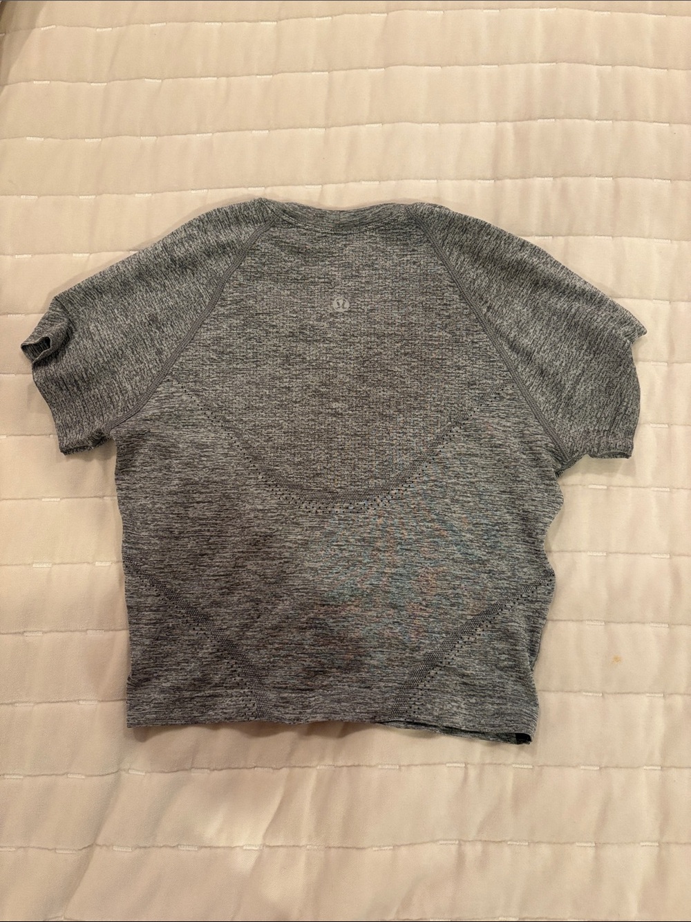 Lululemon Cropped Gray Racerback - Picture 2 of 2